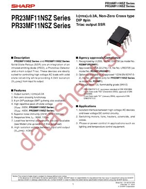 PR23MF11NSZF datasheet  